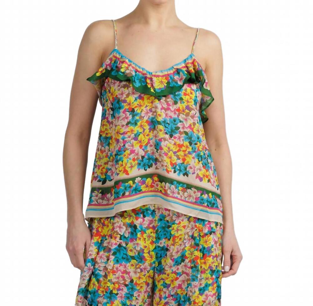NEW ESSENTIEL ANTWERP jaghetti top in lemon squeeze